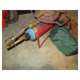 Heavy duty chain with hook ends plu...