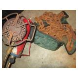 Heavy duty chain with hook ends plu...
