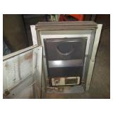 Vintage metal wall hung gas heater...