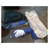 Air mattress and small tents,...