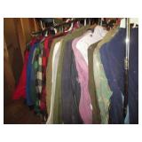 Jackets, long sleeve tops, military...