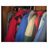 Jackets, long sleeve tops, military...