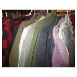 Jackets, long sleeve tops, military...