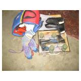 2-pair vintage roller skates, 1-cas...