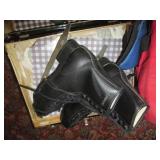 2-pair vintage roller skates, 1-cas...