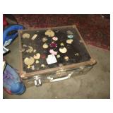 2-pair vintage roller skates, 1-cas...