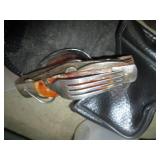Coleman camping stove, assorted coo...