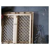 Safety gate, metal plant stand and ...