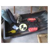Otter Sport ice fishing sled with a...