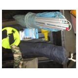 Otter Sport ice fishing sled with a...