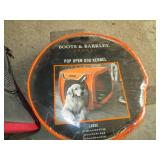 Pair of pop-open dog kennels...