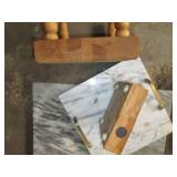 wood and granite cutting surfaces...