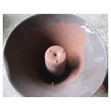 Vintage metal megaphone with hanger...