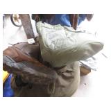 Army duffe full of assorted clothin...