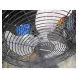 Heavy duty pedestal vintage fan...
