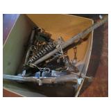 Vintage lawn tool, insulators and m...