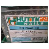 3-buckets of EG roofing nails 2in x...