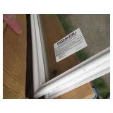 Pair Therma-Tru framed glass panel...