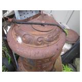 Antique metal wood stove plus hand ...