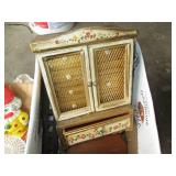 Vintage ceramic and glass candy dis...