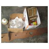 Vintage ceramic and glass candy dis...