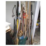 Metal railing posts, shelf brackets...