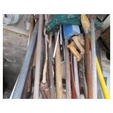 Metal railing posts, shelf brackets...