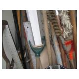 Metal railing posts, shelf brackets...