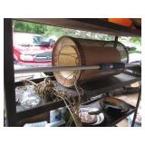 Metal 8-tier 6ft shelf plus content...