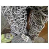 3-4 braided rope hammocks...