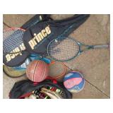Sporting goods lot as shown in pics...