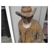 Extremely heavy Cast Iron Cowboy la...