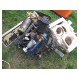 Lot of vintage metal and decor and ...