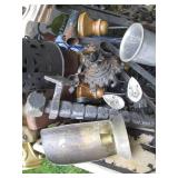 Lot of vintage metal and decor and ...