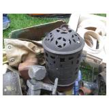 Lot of vintage metal and decor and ...