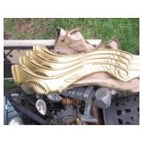 Lot of vintage metal and decor and ...