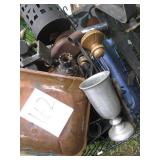 Lot of vintage metal and decor and ...
