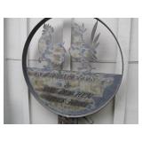 6ft Outdoor Cut metal lawn ornament...