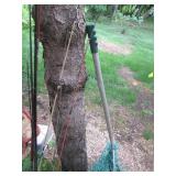Assortment of Fishing poles and emp...