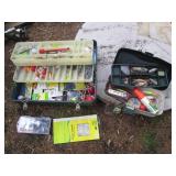 Pair of tackle boxes containing a v...