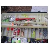 Pair of tackle boxes containing a v...