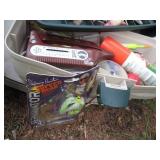 Pair of tackle boxes containing a v...