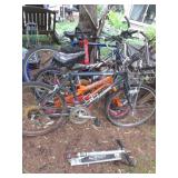 Lot of adult and kids bikes in need...