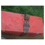 Vintage air compressor tank on whee...