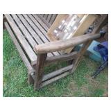 Two person wood glider rocking swin...