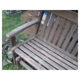 Two person wood glider rocking swin...