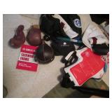 Taekwondo and boxing gear...