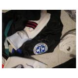 Taekwondo and boxing gear...