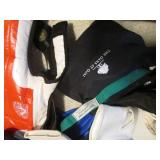 Taekwondo and boxing gear...