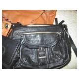 Variety of leather purses...